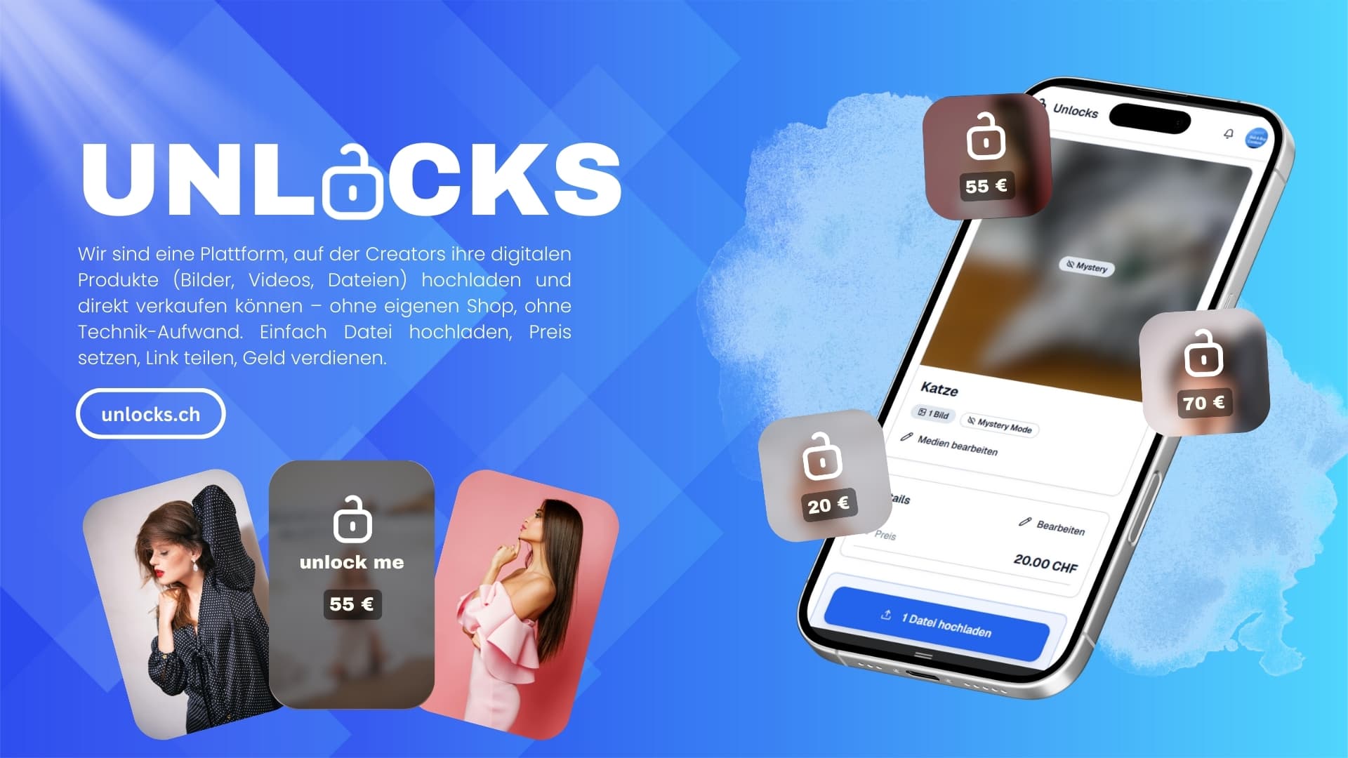 Unlocks - Digitale Produkte verkaufen
