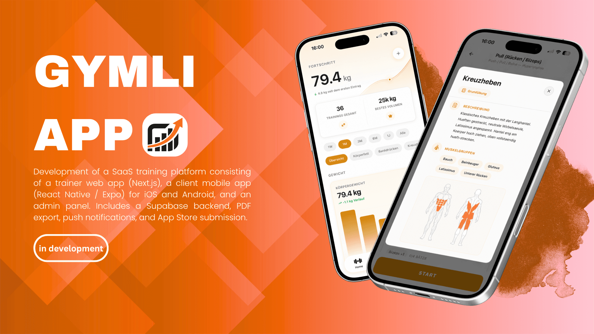 Gymli – SaaS Trainingsplattform