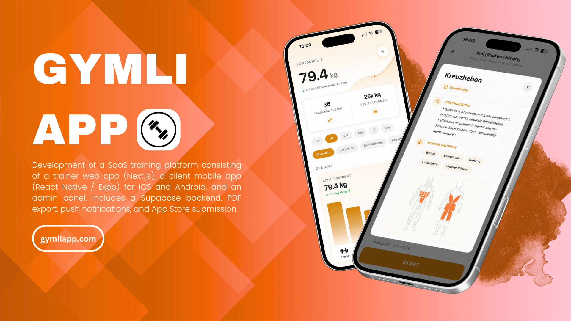 Gymli – SaaS Trainingsplattform