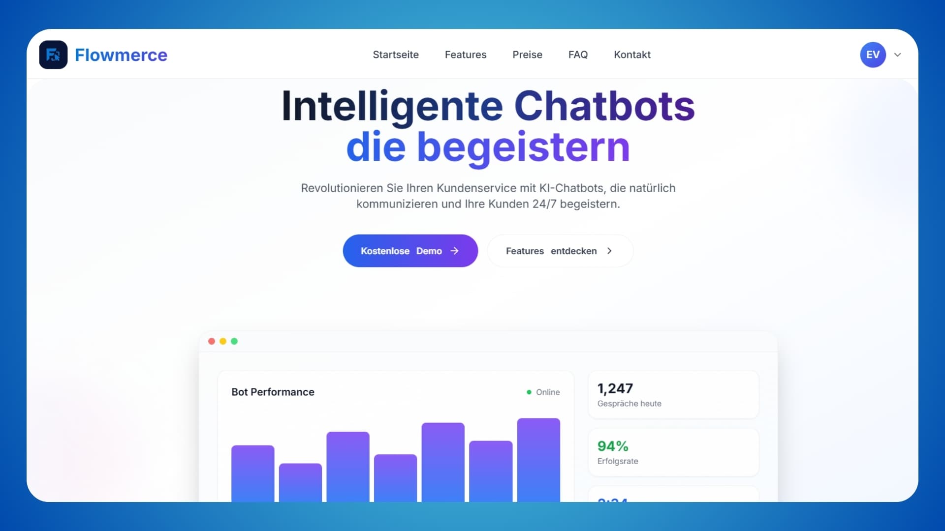 Flowmerce – KI-Chatbot-Plattform