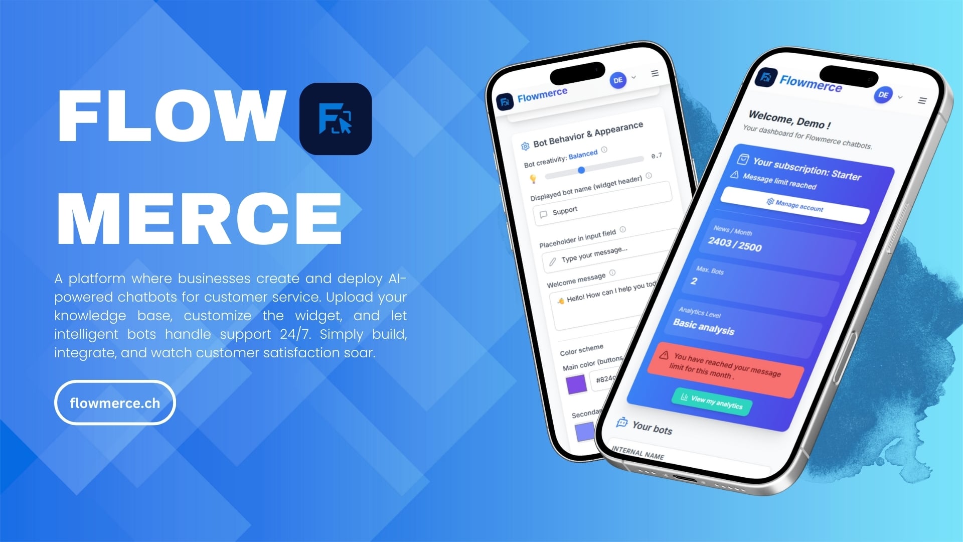 Flowmerce – KI-Chatbot-Plattform