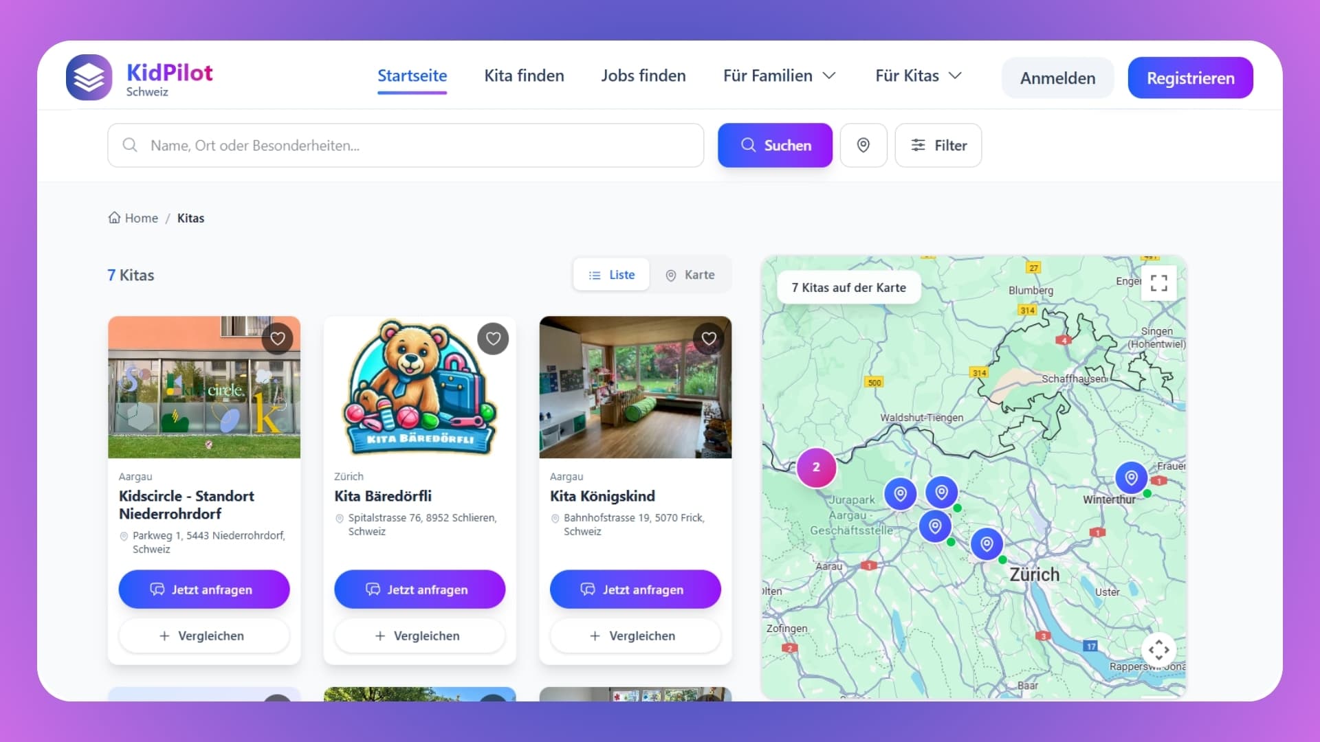 KidPilot – Digitale Plattform für die Kita-Suche Bild 3