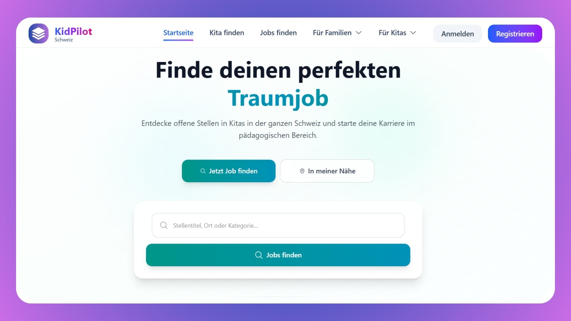 KidPilot – Digitale Plattform für die Kita-Suche Bild 2